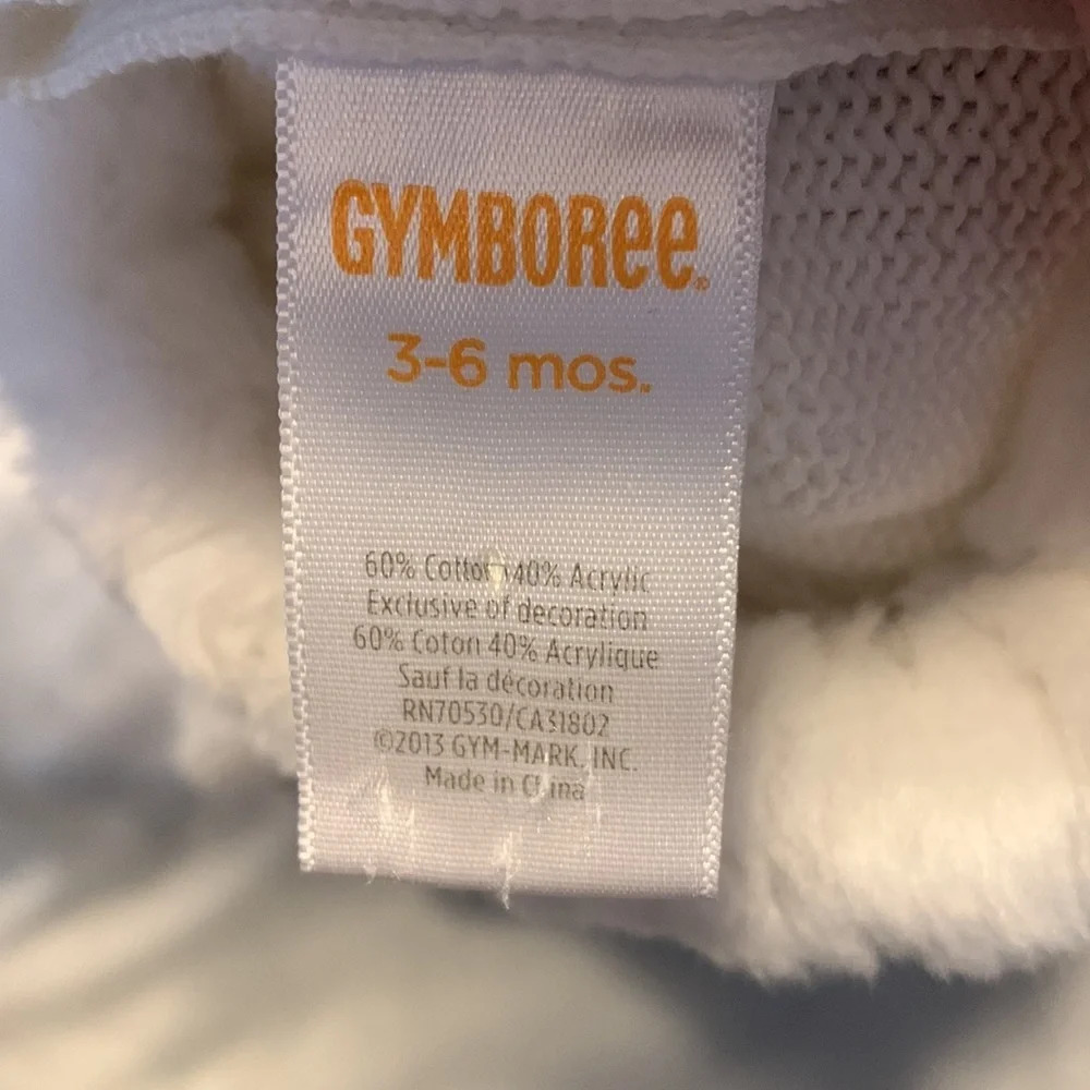 Gymboree girls sweater dress white and black nordic fair isle snowflake 3-6 mo - Picture 5 of 6